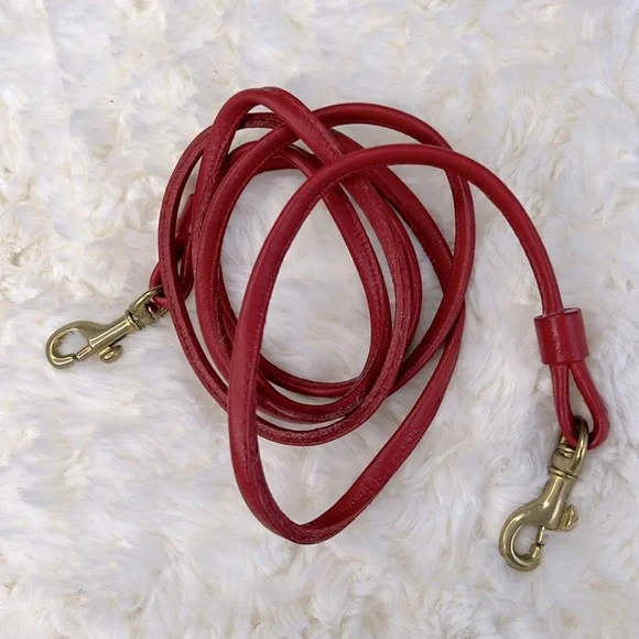 COACH l VINTAGE Red Leather Mini Belt Pouch Original Retro 80's 052-0152  USA - Picture 10 of 13